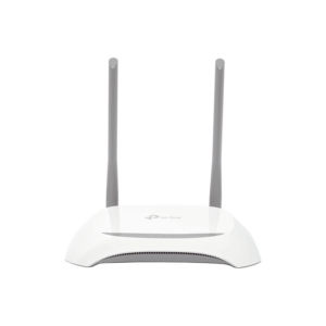 Router Inalámbrico WISP, 2.4 GHz, 300 Mbps, 2 antenas externas omnidireccional 5 dBi, 4 Puertos LAN