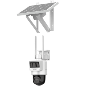 Kit Solar IP All in One | PT IP 4 Megapixel Doble Detección (Radar + PIR) | Panel Solar con Batería de Respaldo de Litio 50.76Wh (Hasta 1.5 días). Conexión 4G | Audio de Dos Vías |