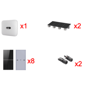 Kit Solar Interconexion / 5kW 220Vca / Inversor HUWAEI / Montaje Incluido