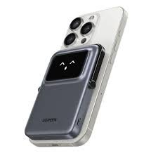 Power Bank Serie UNO Inalámbrico.10000mAh | 7.5W/20W. Con Emojis de Estado. Carga Rápida USB-C Bidireccional